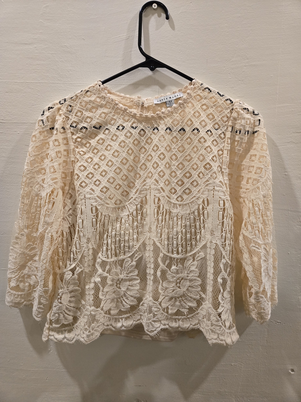 Haute Monde Lace Crochet Blouse